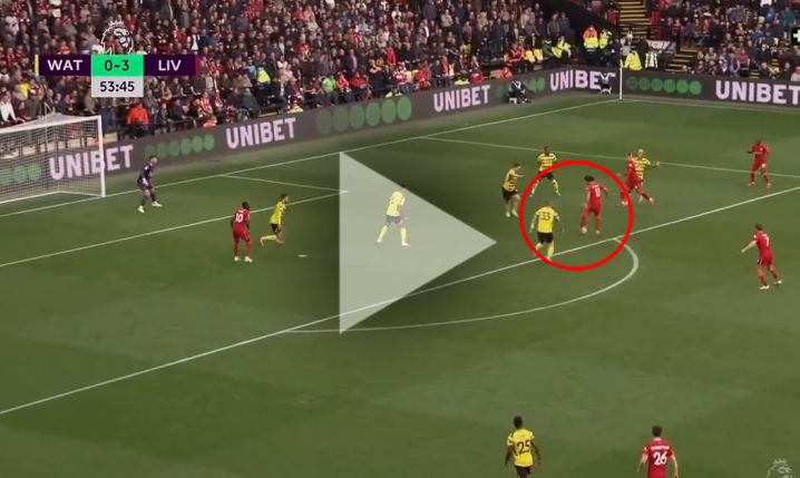 Salah OŚMIESZA defensywę Watfordu i strzela na 4-0! [VIDEO]
